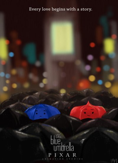 The Blue Umbrella